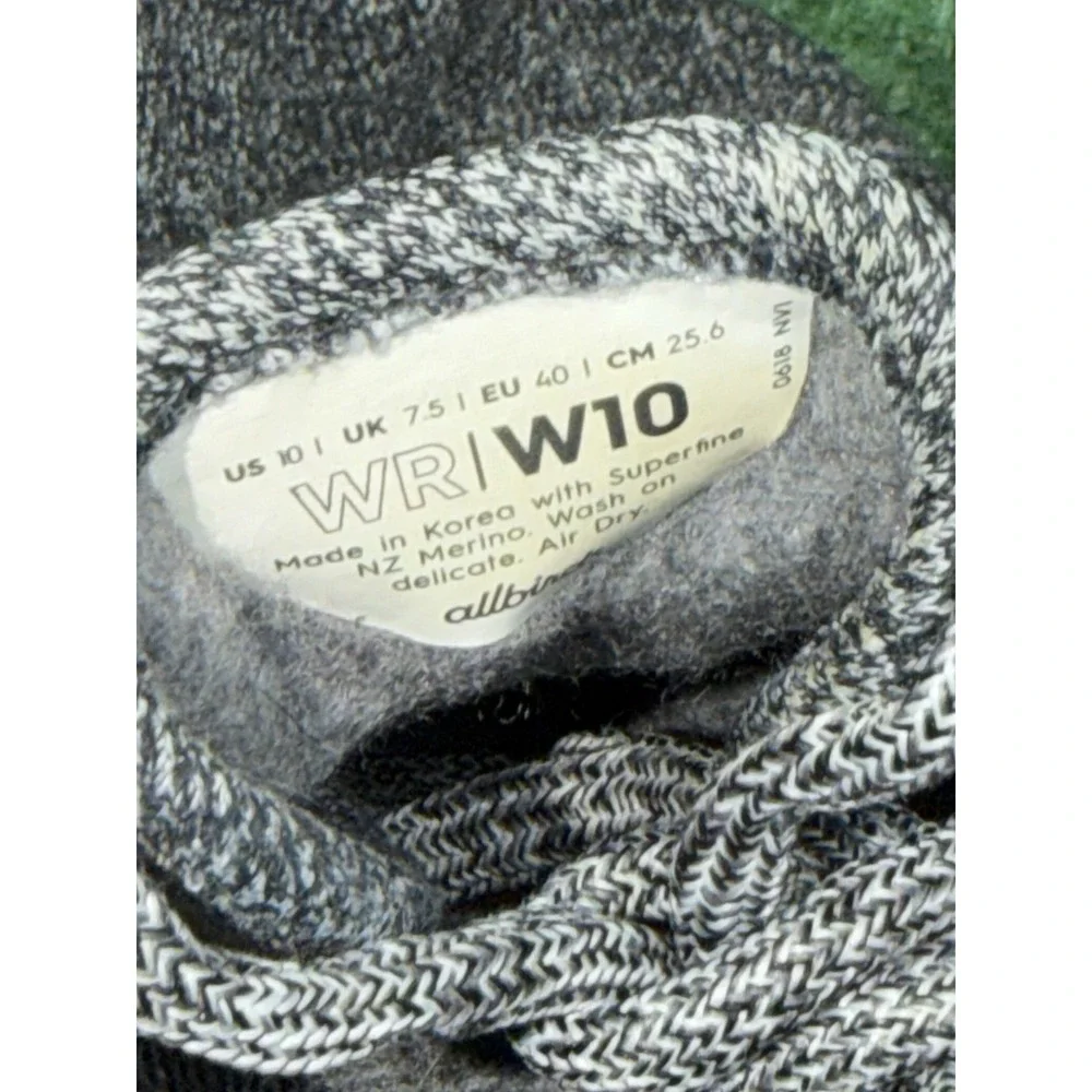 Allbirds Womens Size 10 WR Wool Runner Grey Running Shoes Comfort‎ Sneakers